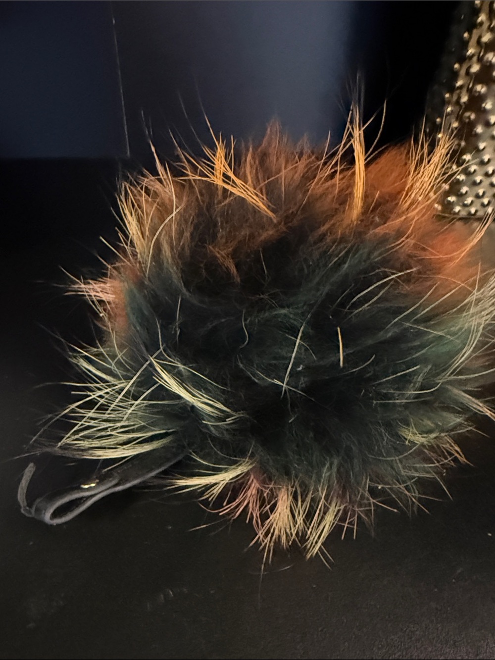 Feather Pom Keychain - Multicolor - Picture 2 of 4